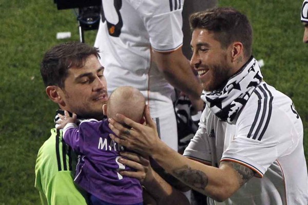 Celebración de 'La Décima” en el Bernabéu