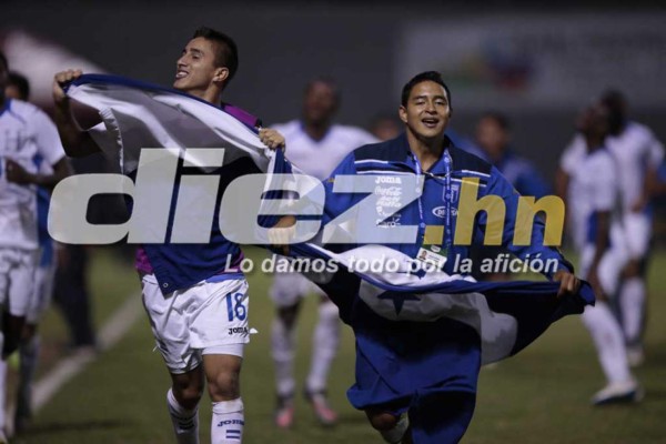 ¡La celebración de la Sub 17 de Honduras al clasificar al Mundial!