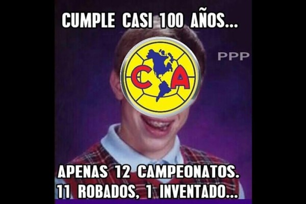 MEMES: Así se burlan del 99 aniversario del América de México