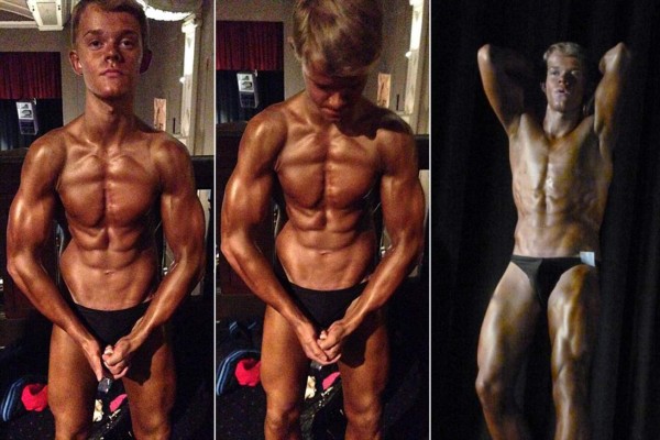 Cosmo Taylor, el fisiculturista más joven del Reino Unido
