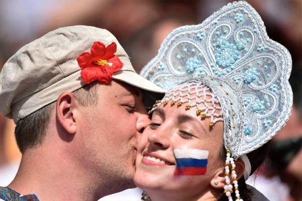 Las mejores imágenes del juego Russia vs Bélgica