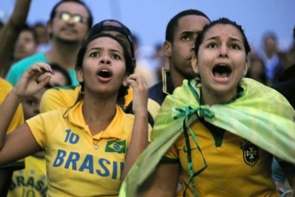 El sufrimiento de los brasileños por la paliza de Alemania