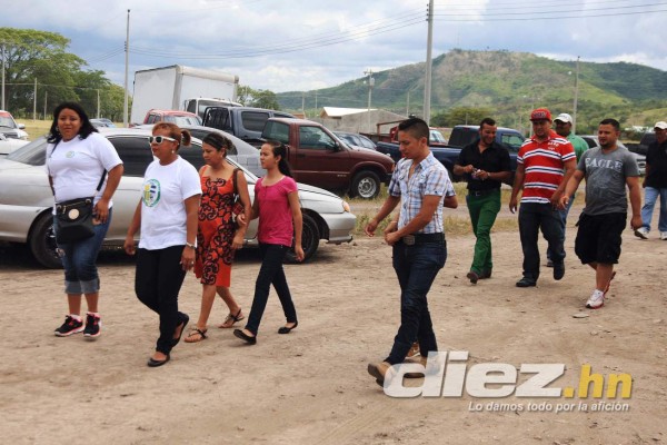 Ambiente festivo en Juticalpa en la final de Ascenso