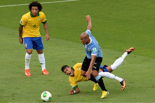 Las mejores imágenes de Brasil-Uruguay
