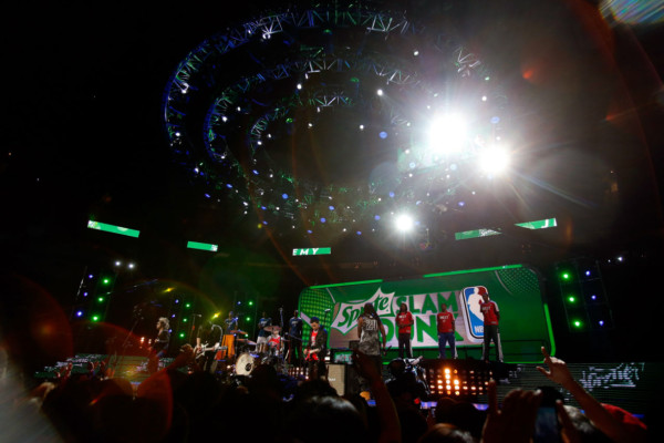 Espectacular show en el Juego de Estrellas de la NBA