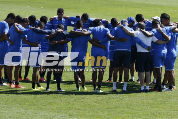 FOTOS: El entrenamiento de Honduras antes de enfrentar a Corea