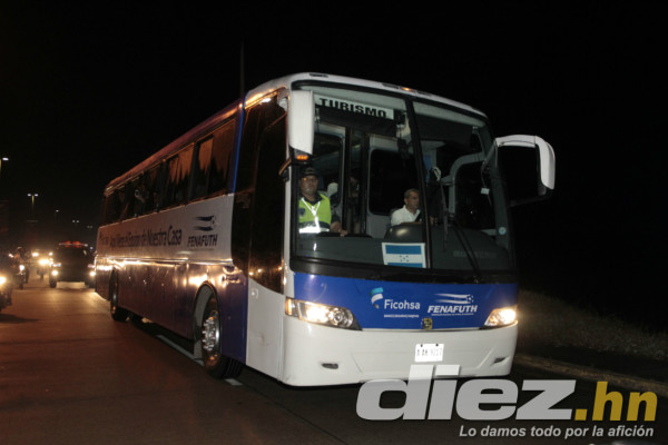 Espectacular recibimiento a la Selección de Honduras
