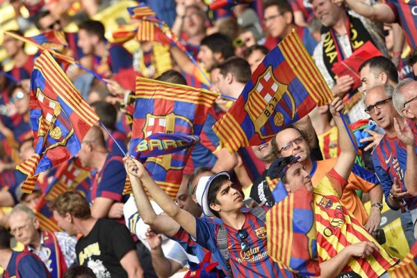 Las mejores fotos de los aficionados del Barcelona en Berlín