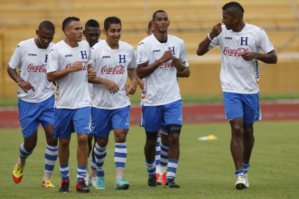 Entrenamiento selección nacional.