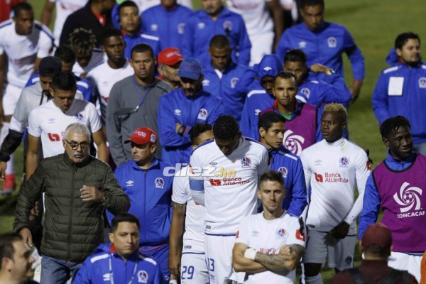 ¡Reclamos y frustración! Las caras en Olimpia tras perder la final ante Motagua