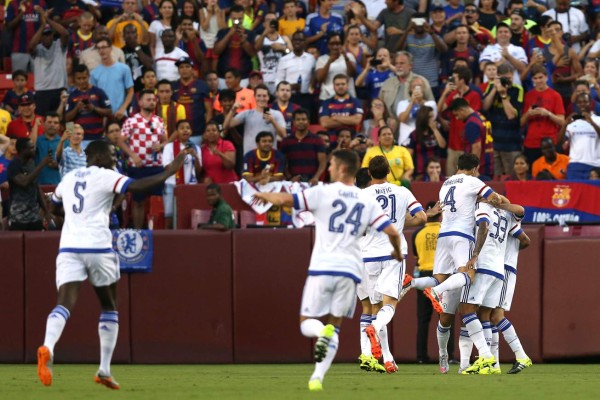 Las imágenes del Barcelona-Chelsea en Washington