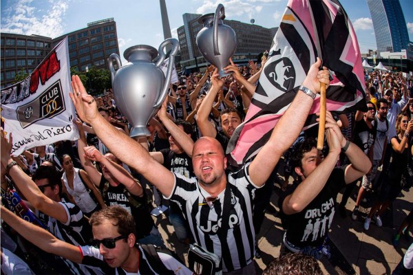 Las 20 mejores fotos de los aficionados de la Juventus en Berlín