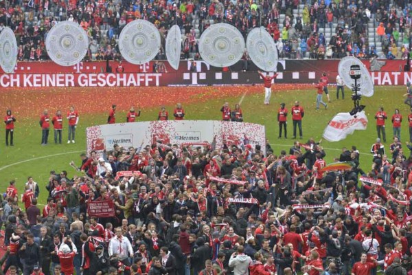 ¡El Bayern Munich celebró su título con victoria en Alemania!