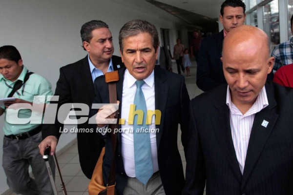 La llegada de Jorge Luis Pinto a Honduras .