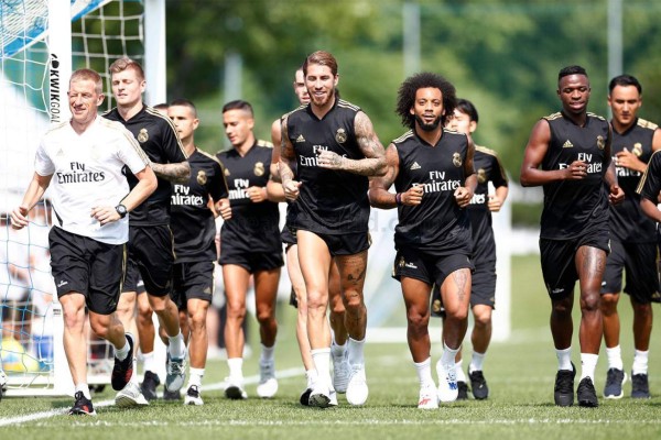 FOTOS: Así ha sido el primer entrenamiento de Hazard con el Real Madrid