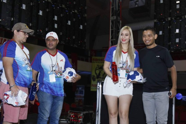 Hondureños vibraron la final de Rusia 2018 en estadio virtual de DIEZ