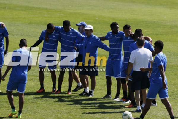 FOTOS: El entrenamiento de Honduras antes de enfrentar a Corea