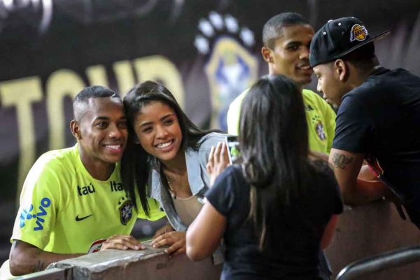 El alegre entrenamiento de Brasil antes de jugar contra Honduras