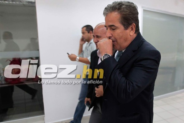 La llegada de Jorge Luis Pinto a Honduras .