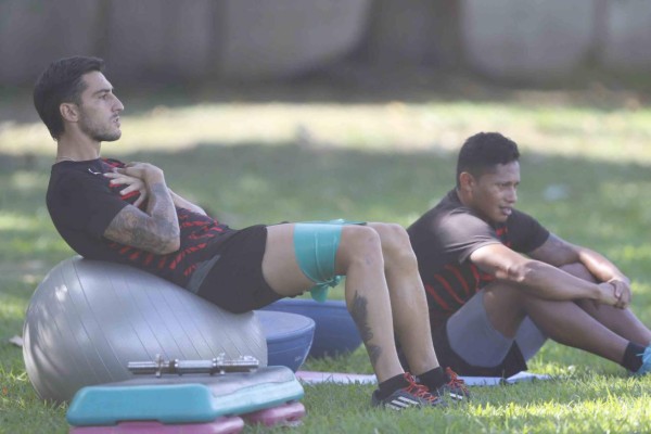 FOTOS: La forma en la que Luciano Ursino se está recuperando en Real España