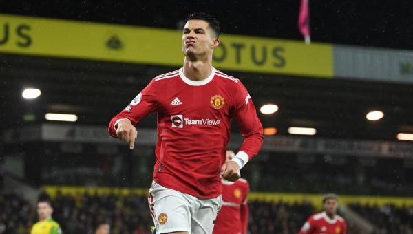 Cristiano Ronaldo salva al Manchester United y le da los tres puntos ante el Norwich