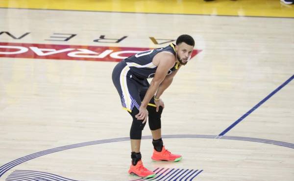OAKLAND, CA - JUNE 13: Stephen Curry #30 of the Golden State Warriors looks on during Game Six of the NBA Finals on June 13, 2019 at ORACLE Arena in Oakland, California. NOTE TO USER: User expressly acknowledges and agrees that, by downloading and/or using this photograph, user is consenting to the terms and conditions of Getty Images License Agreement. Mandatory Copyright Notice: Copyright 2019 NBAE Joe Murphy/NBAE via Getty Images/AFP