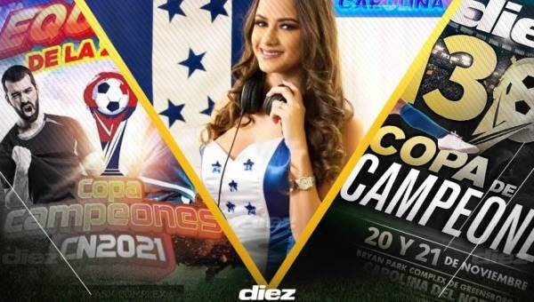 La hermosa y popular hondureña, DJ Carolina, estará presente en la Copa de Campeones.