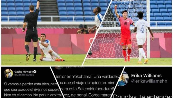 Repasamos los comentarios de periodistas en redes sociales sobre la eliminación de la Selección Sub-23 de Honduras en los Juegos Olímpicos de Tokio 2021.