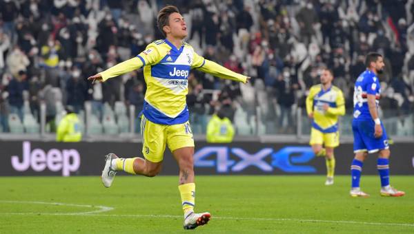 Juventus goleó con marcador de 4-1 a la Sampdoria en la Copa de Italia.