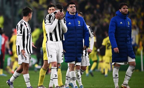 La tristeza en los futbolistas de la Juventus, algunos se fueron con lágrimas tras esta dura eliminación.