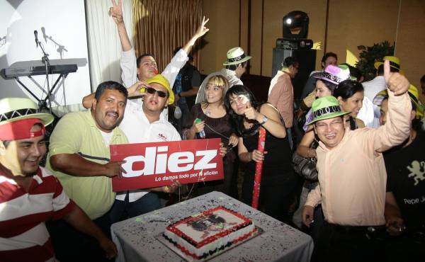 Así celebró DIEZ su tercer aniversario en el año 2009.