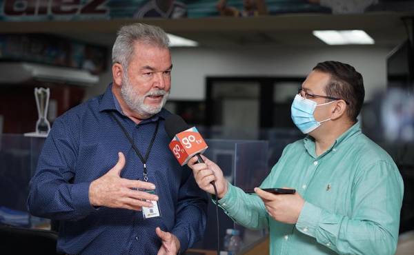 El alcalde de San Pedro Sula, Roberto Contreras, en entrevista con Arturo Nolasco, editor digital de deportes de Grupo OPSA.