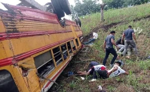 Impactante Momento: equipo de fútbol sobrevive de milagro a accidente de autobús en Nicaragua