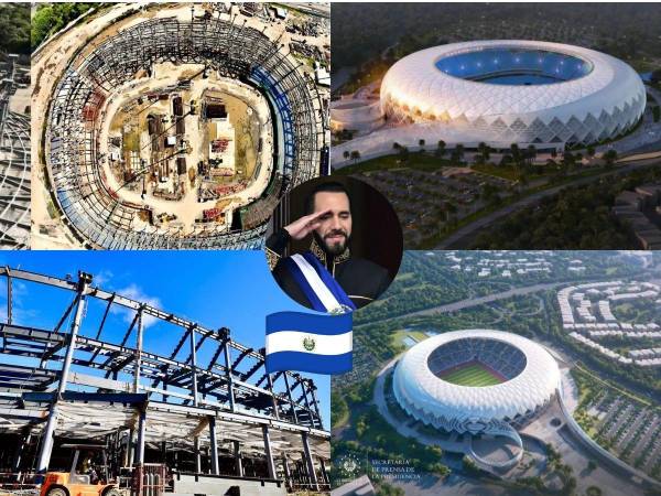 Así avanza la construcción del Estadio Nacional de El Salvador