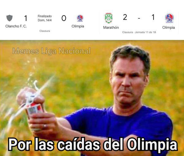 Las redes sociales se invaden de memes contra Olimpia por la derrota ante Marathón en el Yankel