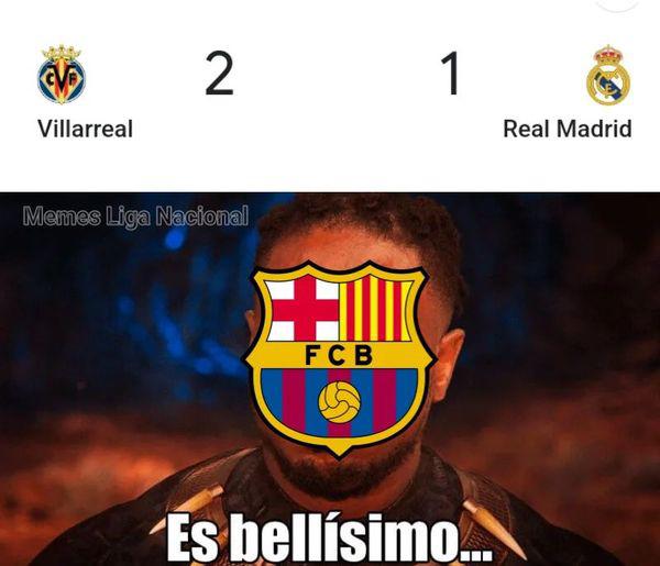 Memes: Así se burlan del Real Madrid tras la derrota ante el Villarreal en la Liga de España