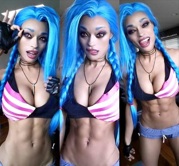 GALERÍA: los impresionantes cosplays de videojuegos de la modelo fitness Alicia Marie