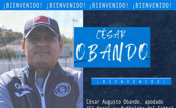 César “Nene” Obando regresa al banquillo de Motagua y tomará las riendas de la categoría U-17