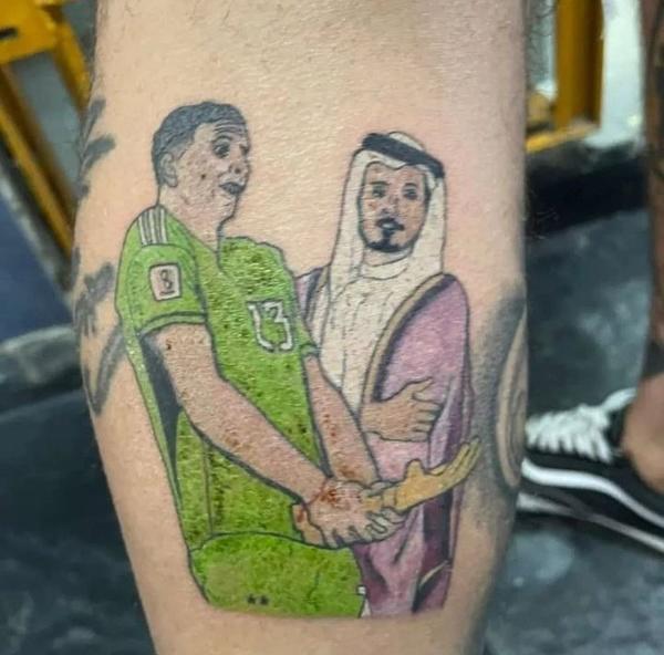 ¡Son espantosos! Lionel Messi y Dibu Martínez, afectados con los tatuajes más feos del Mundial Qatar 2022