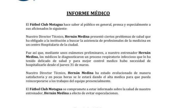 $!Hernán “La Tota” Medina, Motagua coach, is hospitalized after respiratory problems