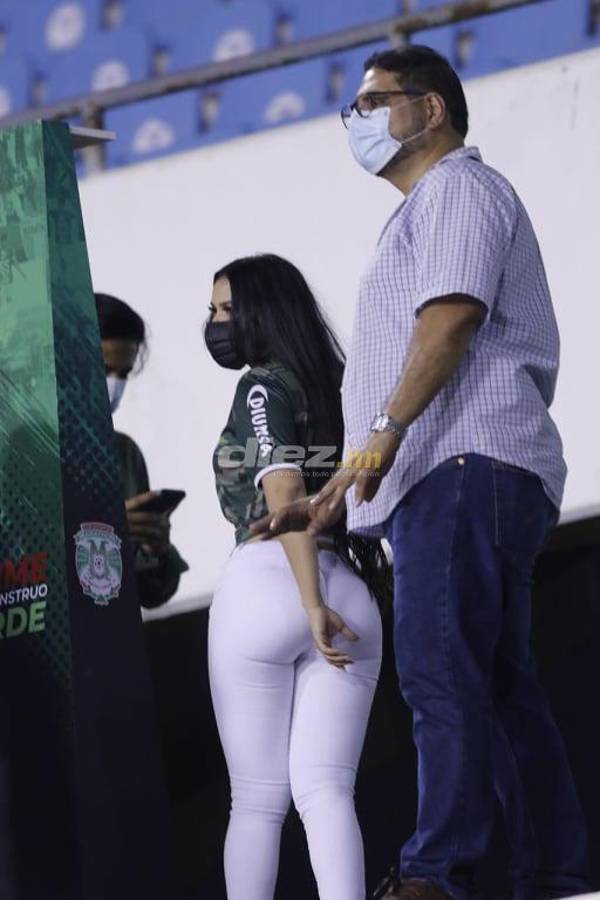 Las bellezas en los estadios: Hermosas mujeres engalanan la Jornada 13 de la Liga Nacional hondureña