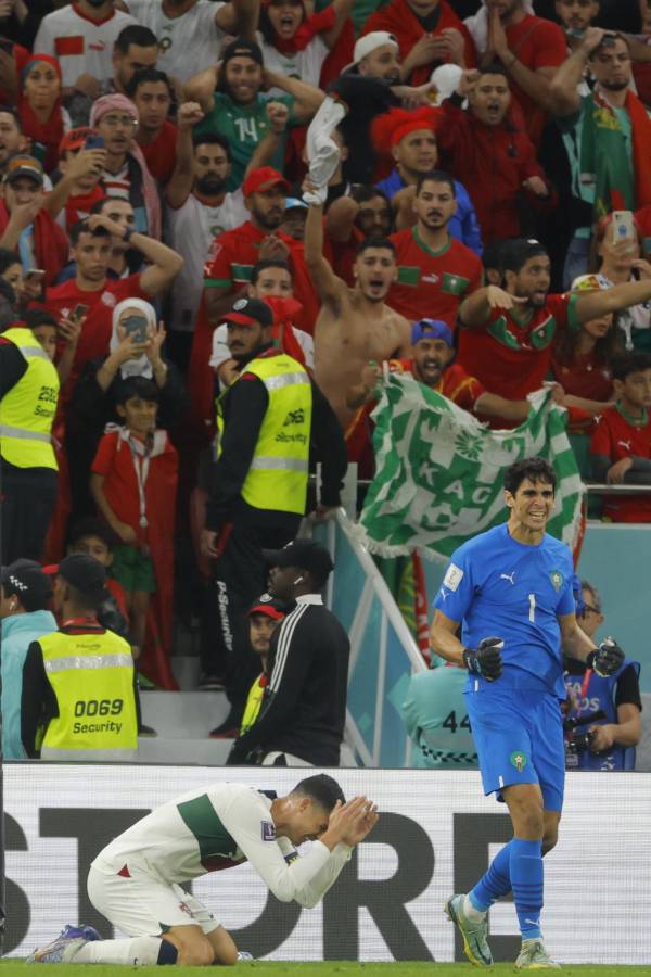 Lágrimas en su último Mundial: Las desgarradoras imágenes de Cristiano Ronaldo tras ser eliminado en Qatar 2022