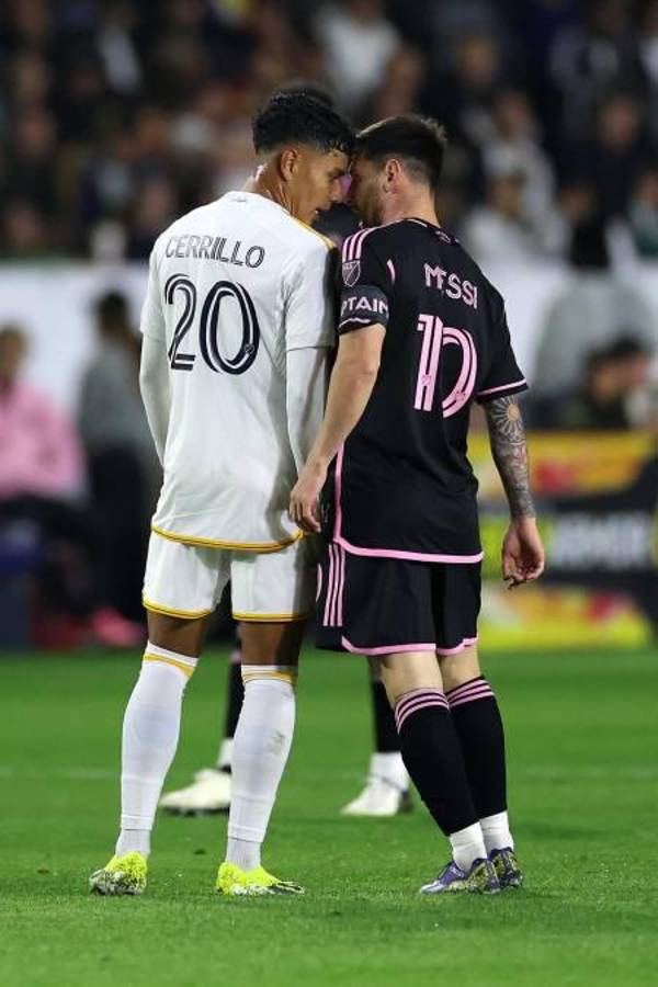 Inter Miami: Messi se encara con jugador del Galaxy, Suárez sale a defenderlo y la reacción de Kim Kardashian