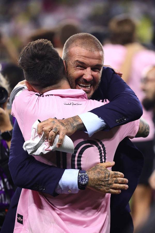 No se vio en TV: Messi campeón y el doblete de títulos, Inter Miami se rinde a Leo, locura de Beckham y la felicidad de David Ruiz