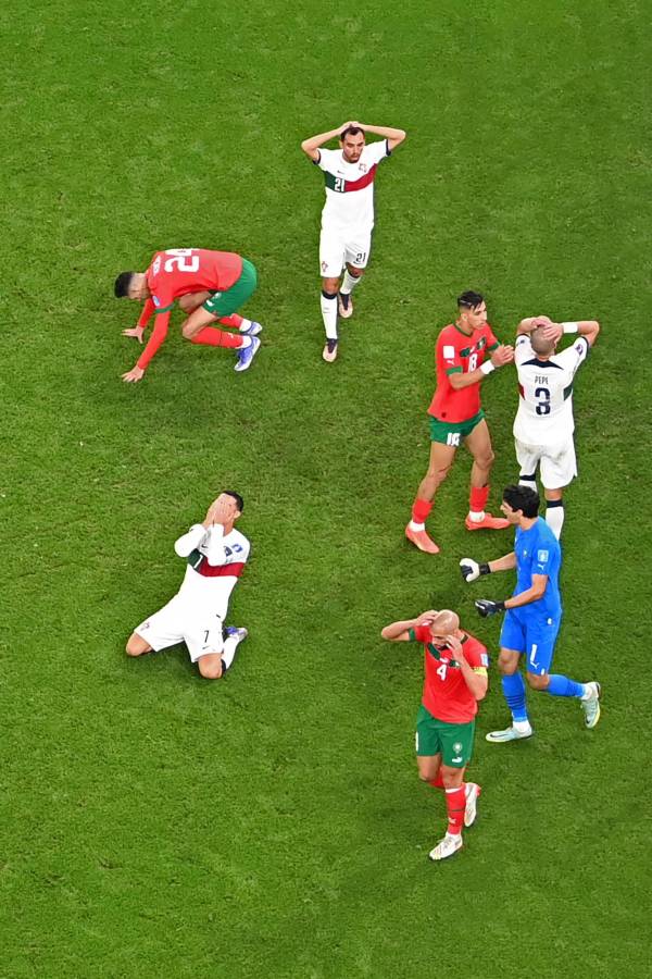 Lágrimas en su último Mundial: Las desgarradoras imágenes de Cristiano Ronaldo tras ser eliminado en Qatar 2022