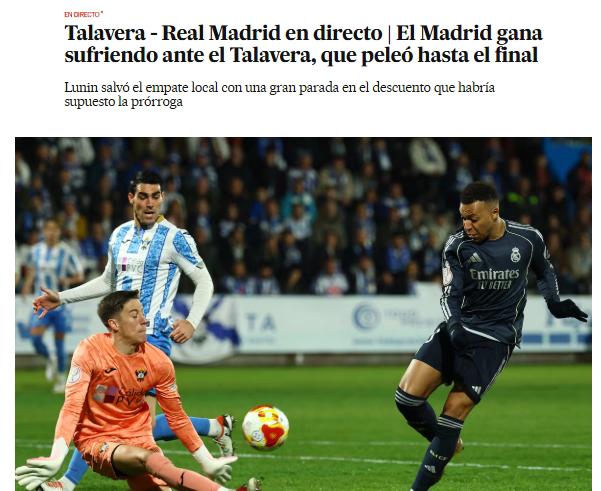 No fue penal; un escándalo: prensa reacciona por el polémico triunfo del Real Madrid en Copa del Rey