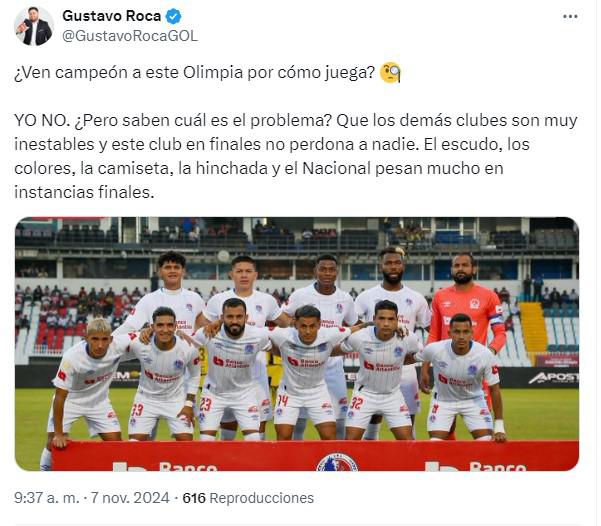 Así reaccionó la prensa hondureña al liderato de Olimpia y caída de Real España: el posteo de ESPN y del propio club albo