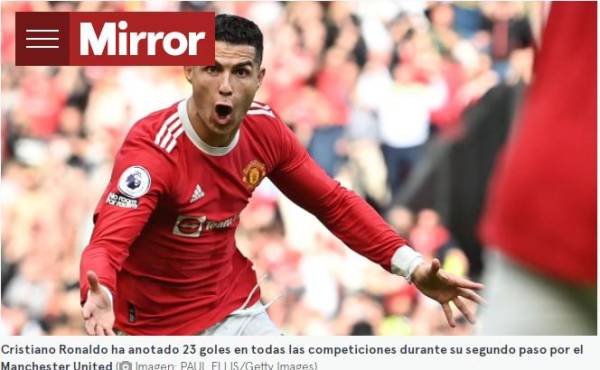 Mirror afirma que Cristiano Ronaldo vería con buenos ojos regresar al Real Madrid.