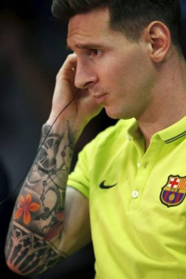 FOTOS: Todos los tatuajes del argentino Lionel Messi