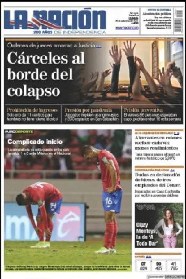 'Punto amargo', 'Poca magia', 'Panamá ilusiona', 'decepción tica': las portadas de los diarios en Concacaf